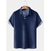 Men's Basic Solid Color Lapel POLO Shirt