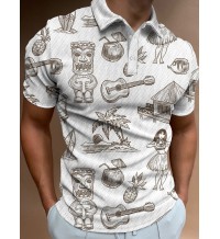 Hawaiian Travel Resort Polo Shirt