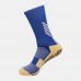 1 Pairs Men Tube Sock Nylon Stripe Contrast Colors Dispensing Non  slip Sweat  absorbing Pressure Outdoor Sports Socks Football Socks