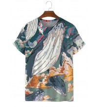 Men's Beluga Art Short Sleeve T-Shirt