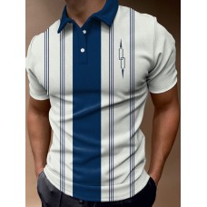 Men's Fashion Casual Basic Short Sleeve Polo Shirt