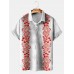 Tropical Hibiscus Coconut Casual Polo Shirt