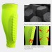 Football Anti  collision Leggings Outdoor Basketball Riding Mountaineering Ankle Protect Calf Socks Gear Protecter  Fluorescent Green Size  XL