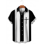 Prayer Cross Basic Short Sleeve Shirt